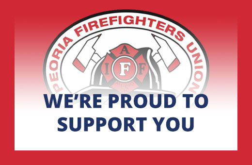 We're proud to support local firefighters